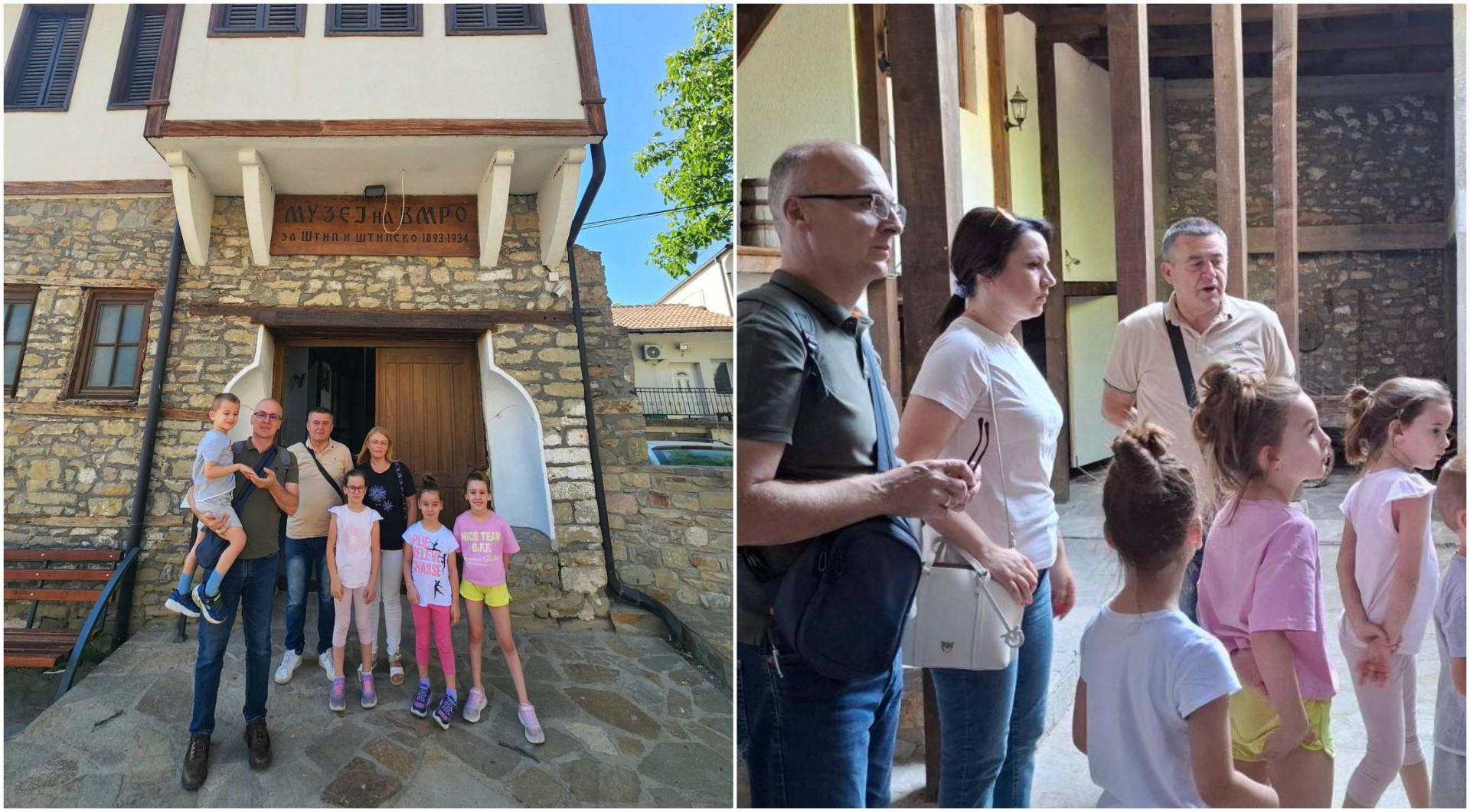 Антонијо Милошоски со семејството на едукативна прошетка: Децата на политичарот учат за македонската историја