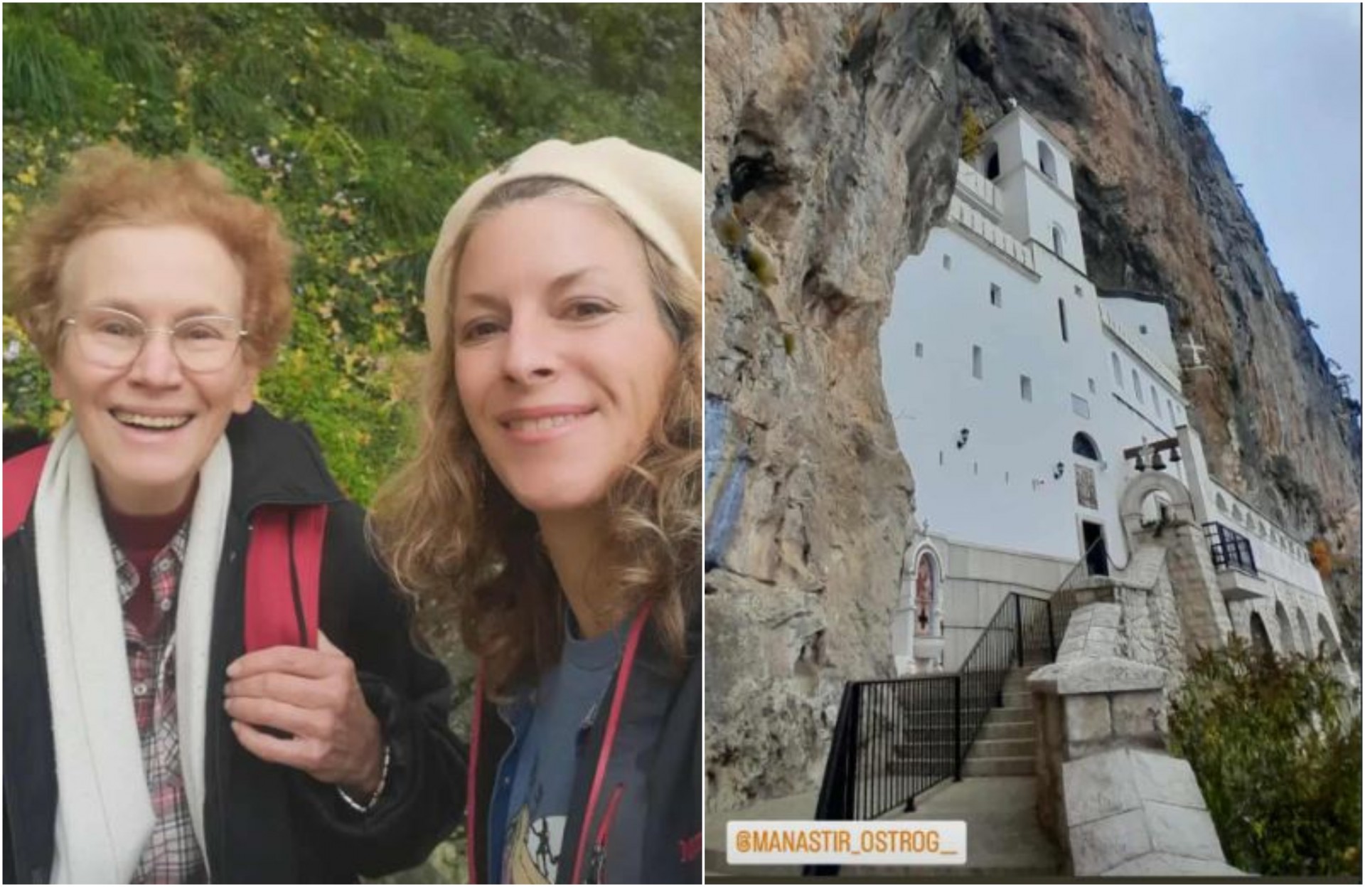 Свето патување на Илина Арсова и мајка ѝ: Духовен одмор во манастирот Острог