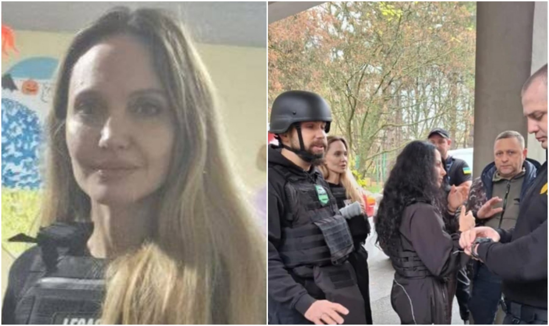 Анџелина Џоли пристигна во Украина ненајавено: Влегла во земјата пеш - нејзиниот возач бил регрутиран?!