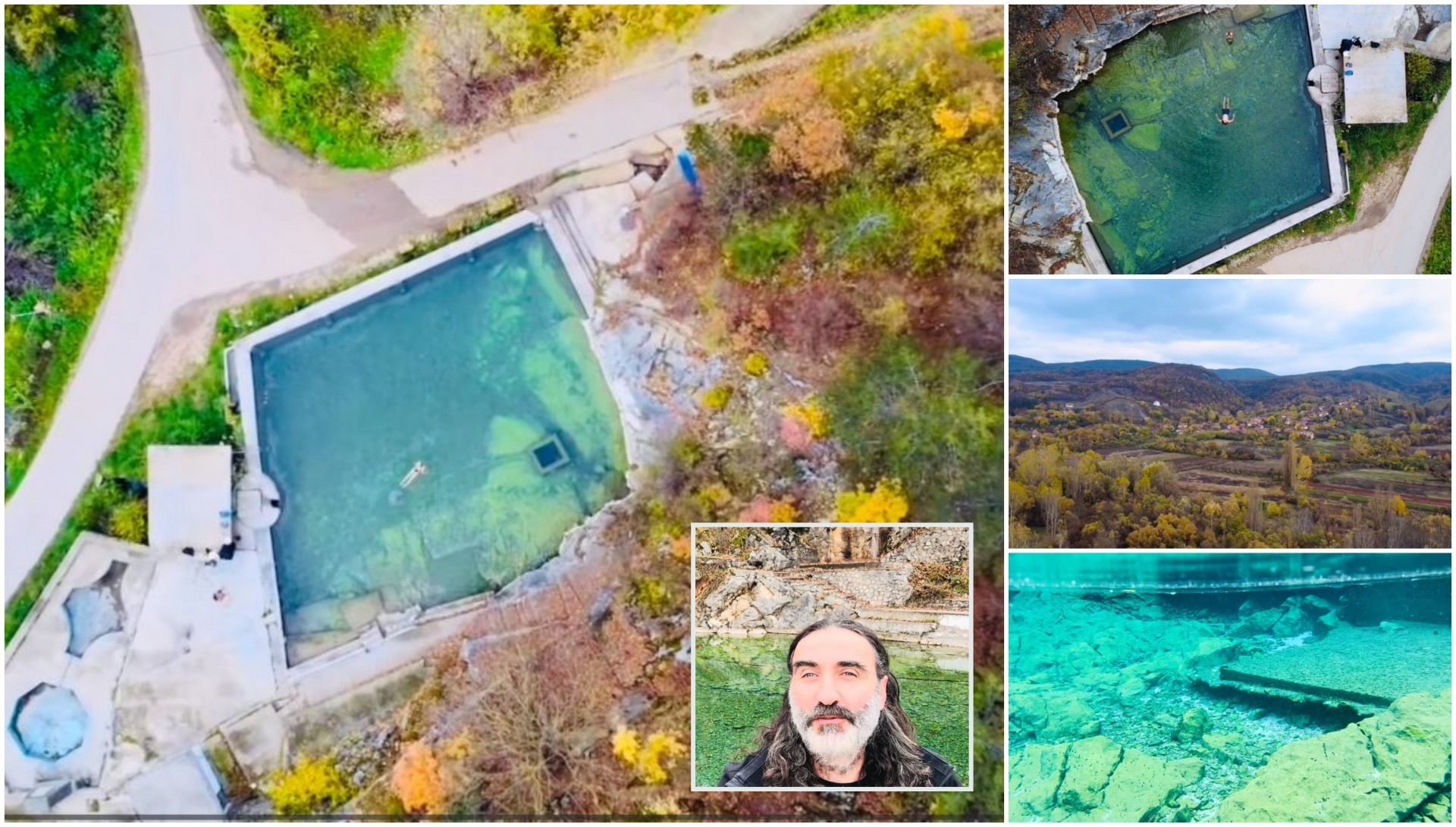 Природен базен со топла вода среде село: Ново откритие на еко-авантуристот Димче Ацков (ВИДЕО)