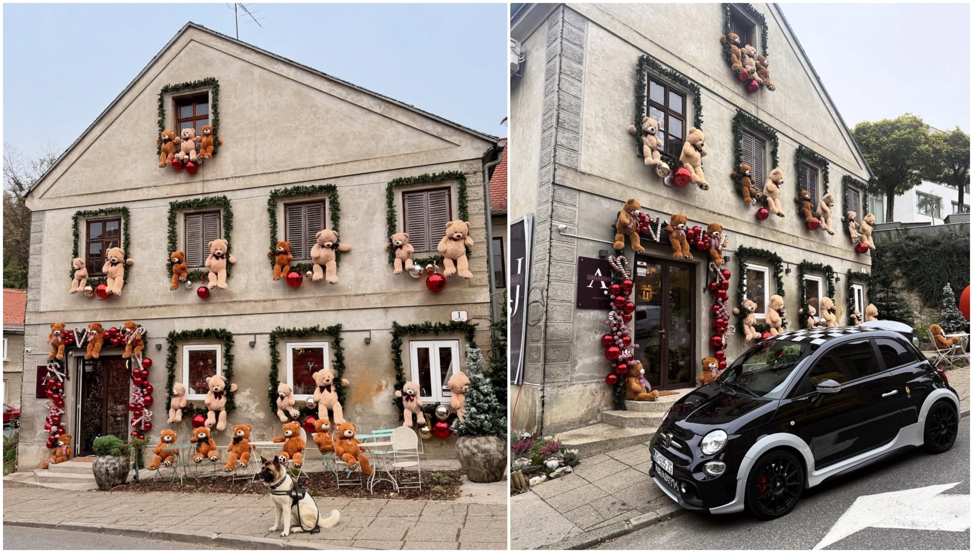 Преку ноќ, куќата со плишани мечиња стана најголема атракција: Божиќната магија пристигна во овој град