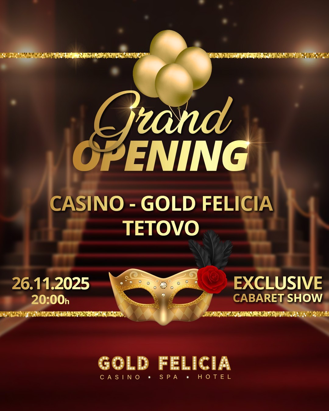 Елитната игра пристигна: Casino Gold Felicia го менува темпото на Тетово