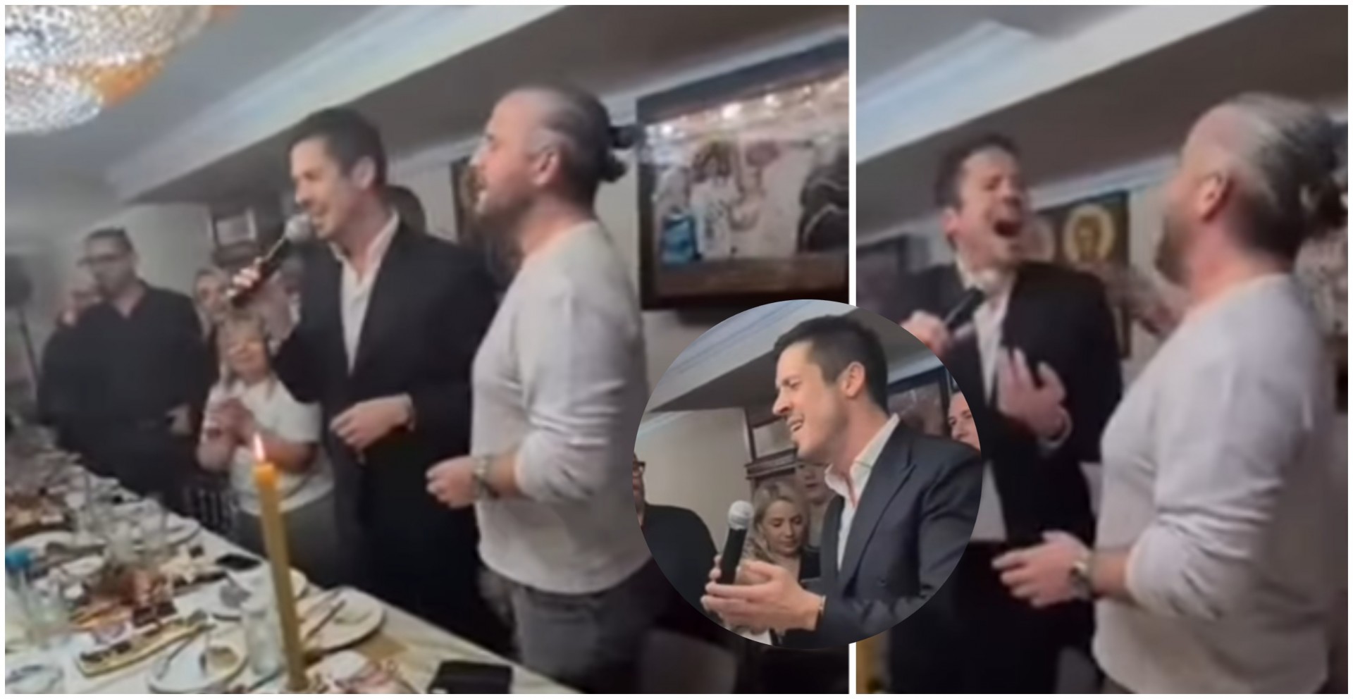 Синот на Маринко Роквиќ запеа на слава во Скопје: Му се придружи и отец Александар од МПЦ