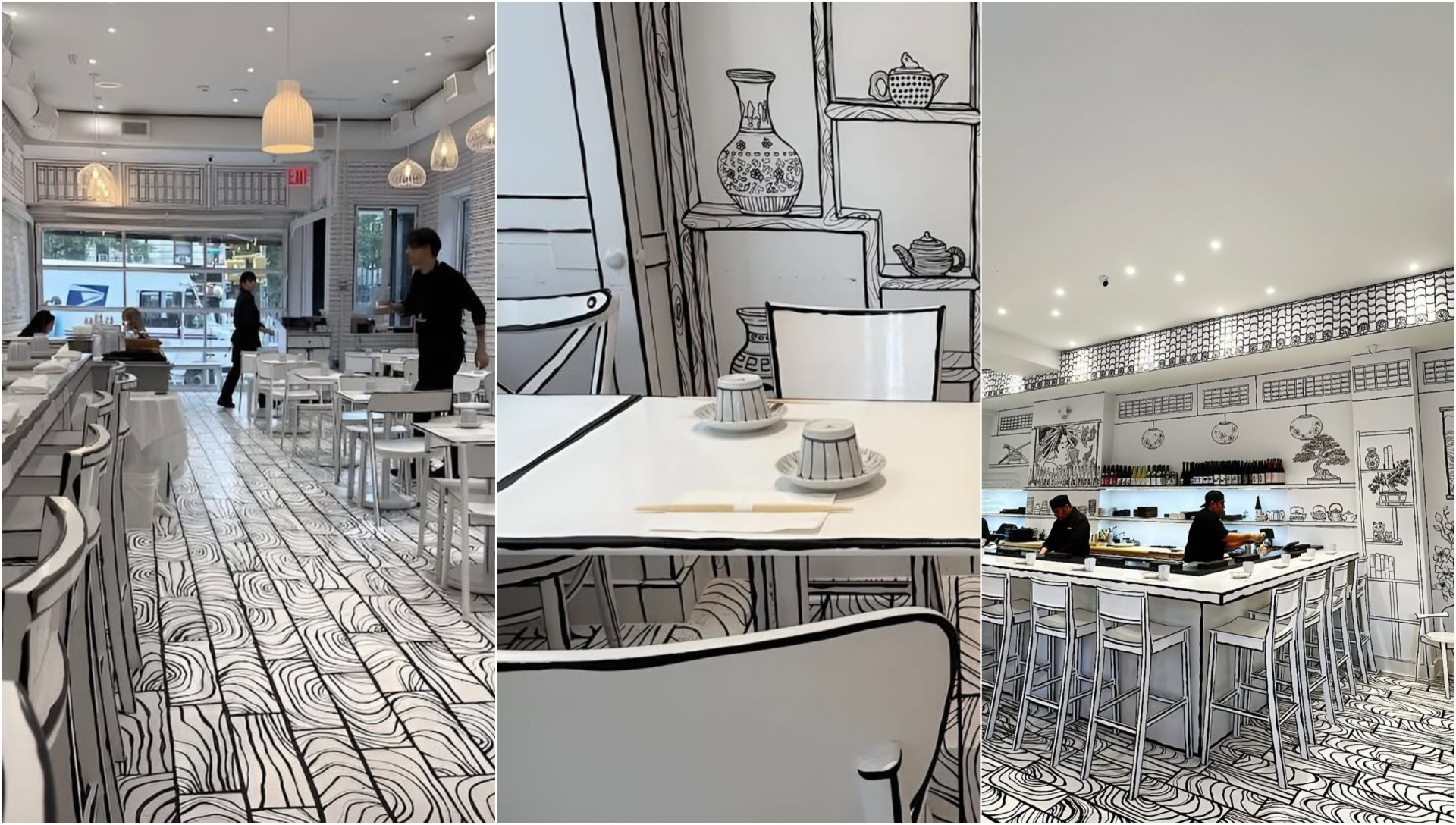 Овој ресторан изгледа сосема нереално кога ќе влезете внатре - како да влегувате во стрип!