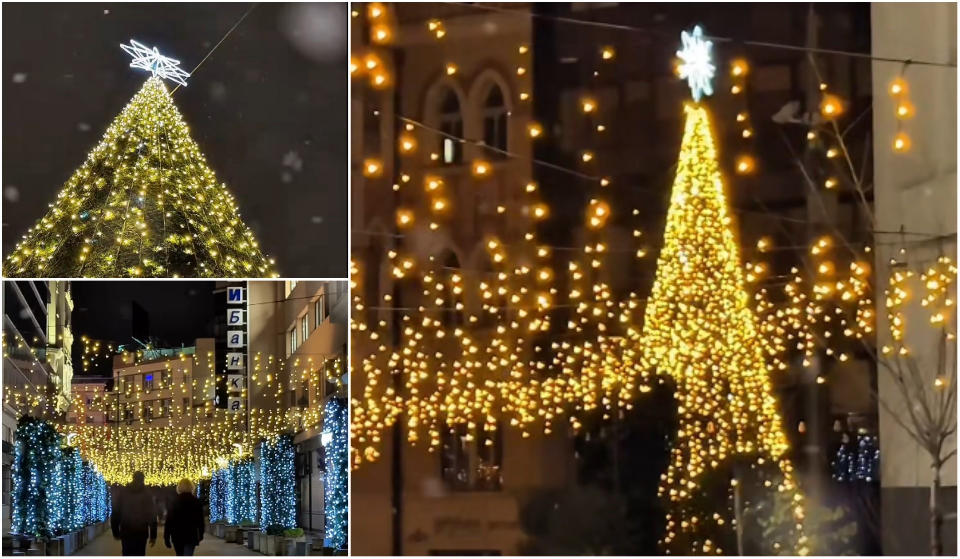 Скопје блесна: Општина Центар ја запали празничната магија со раскошни новогодишни украси
