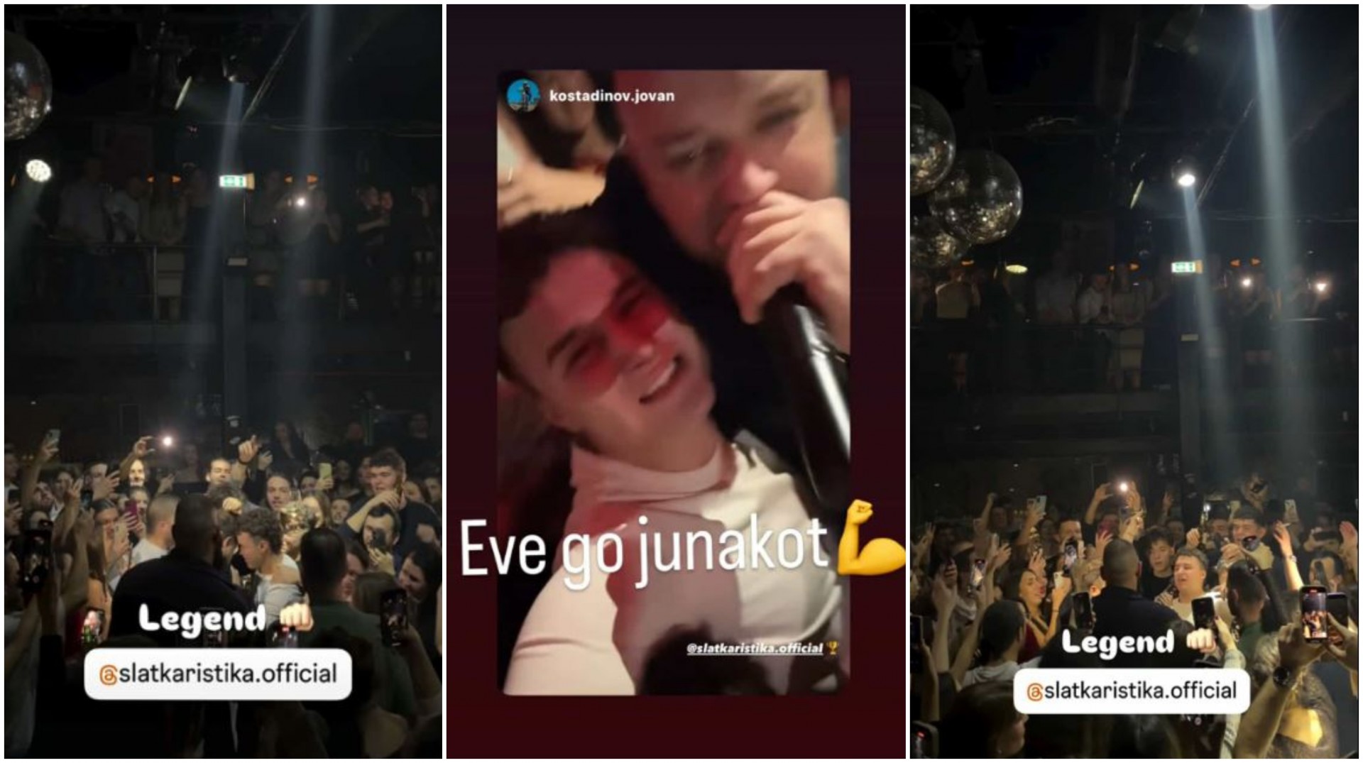 Јован, херојот од кочанската дискотека кој спаси 20 луѓе ја доживеа најемотивна сцена на концертот на Слаткар: Се симна од бина и го гушна (ВИДЕО)