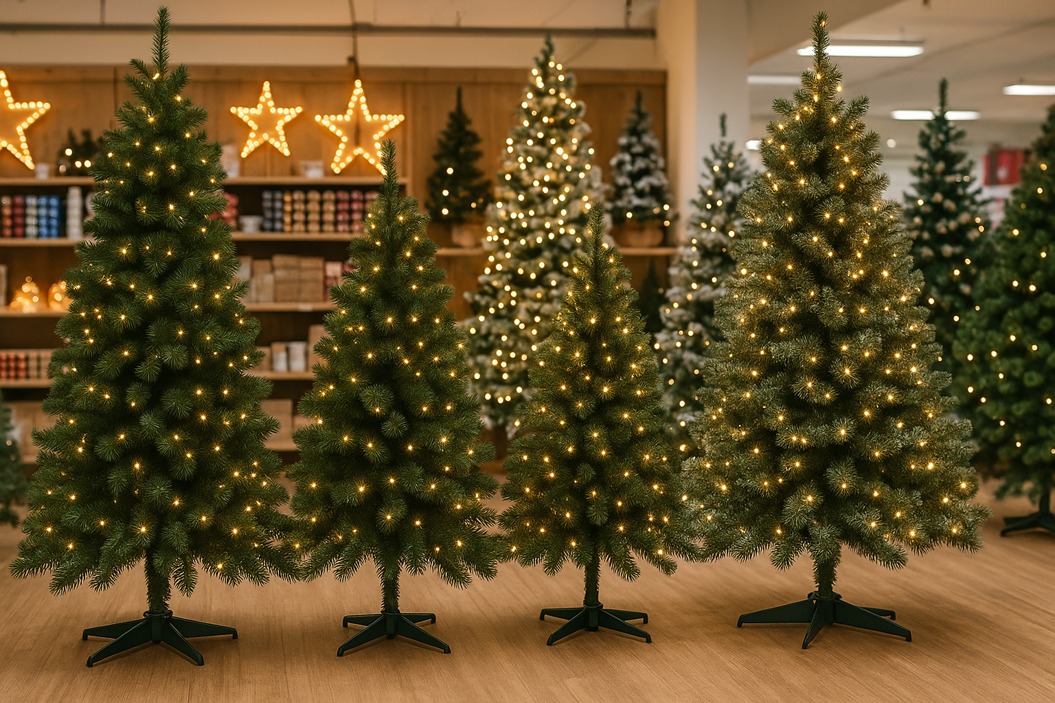 Новогодишните елки поскапени – најмногу барани моделите до 2 метри