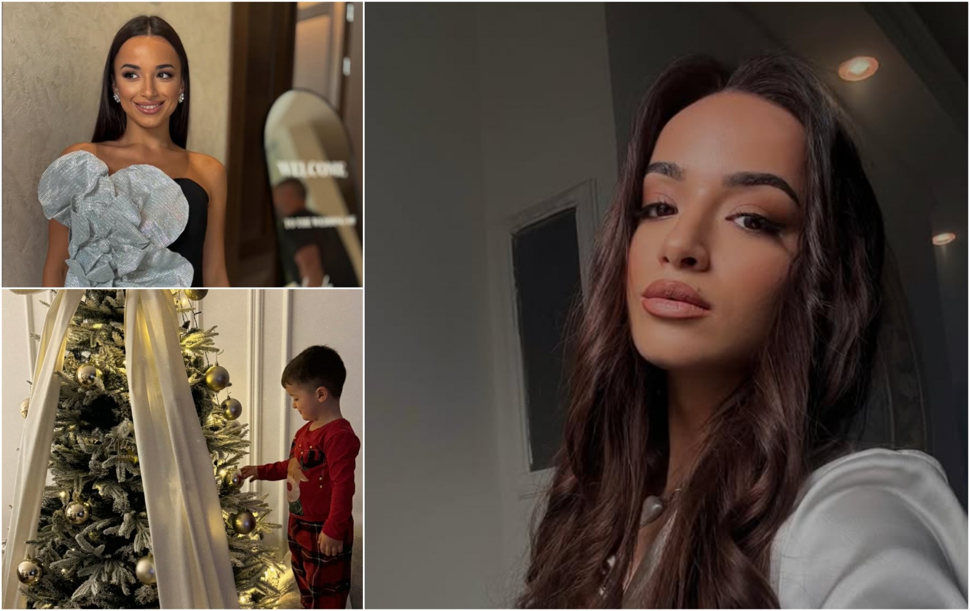 Најслаткиот празничен момент: Синот на Мими Јовановска покрај елката што го стопи интернетот