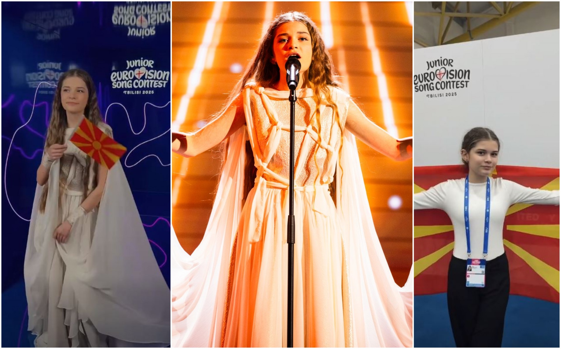 Блескав почеток за Нела: Македонската претставничка ја имаше првата проба на Јуниорскиот Евросонг