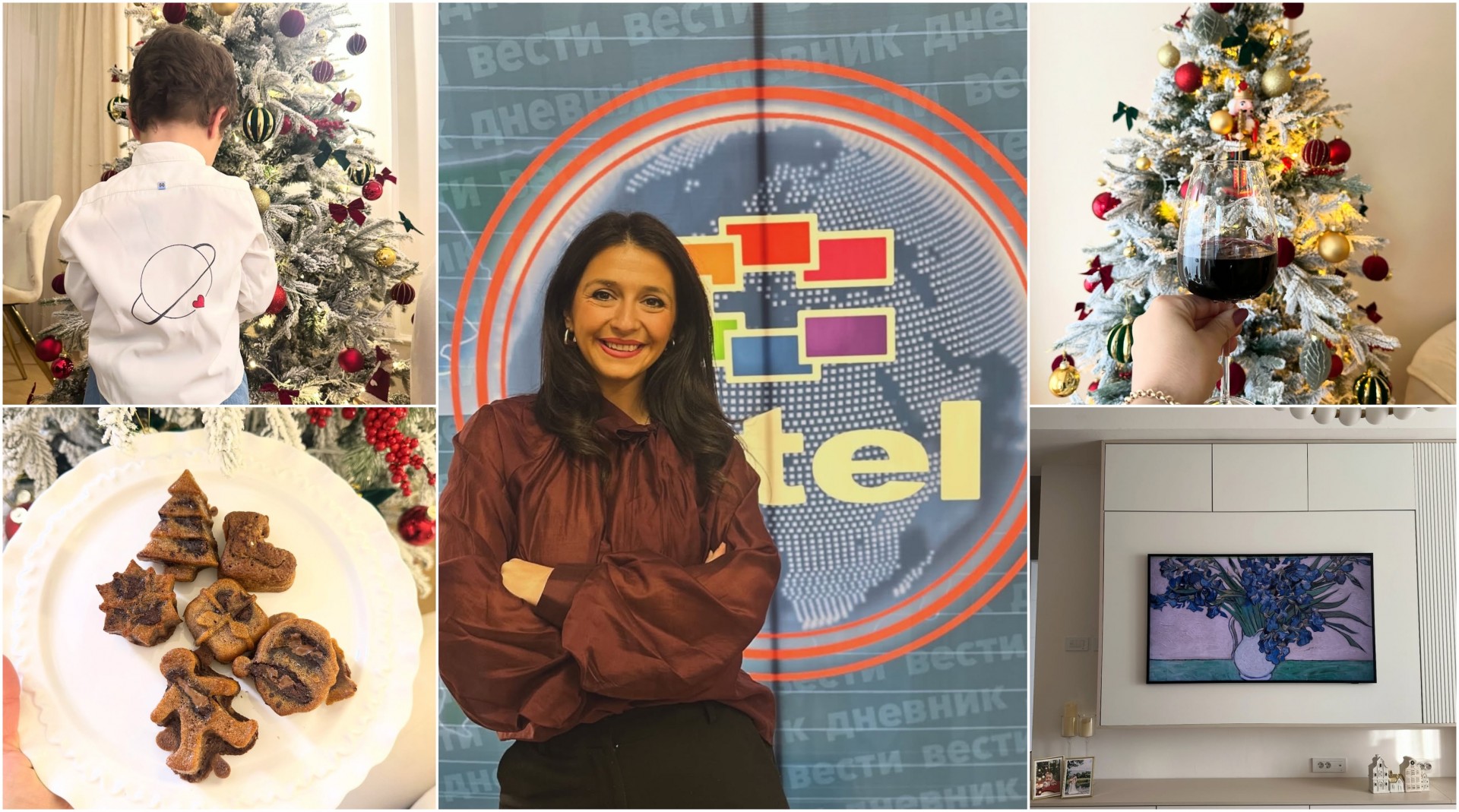 Eлегантна белина и раскошна новогодишна атмосфера: Домот на актерката Владанка Крстевски блеска во празнично руво