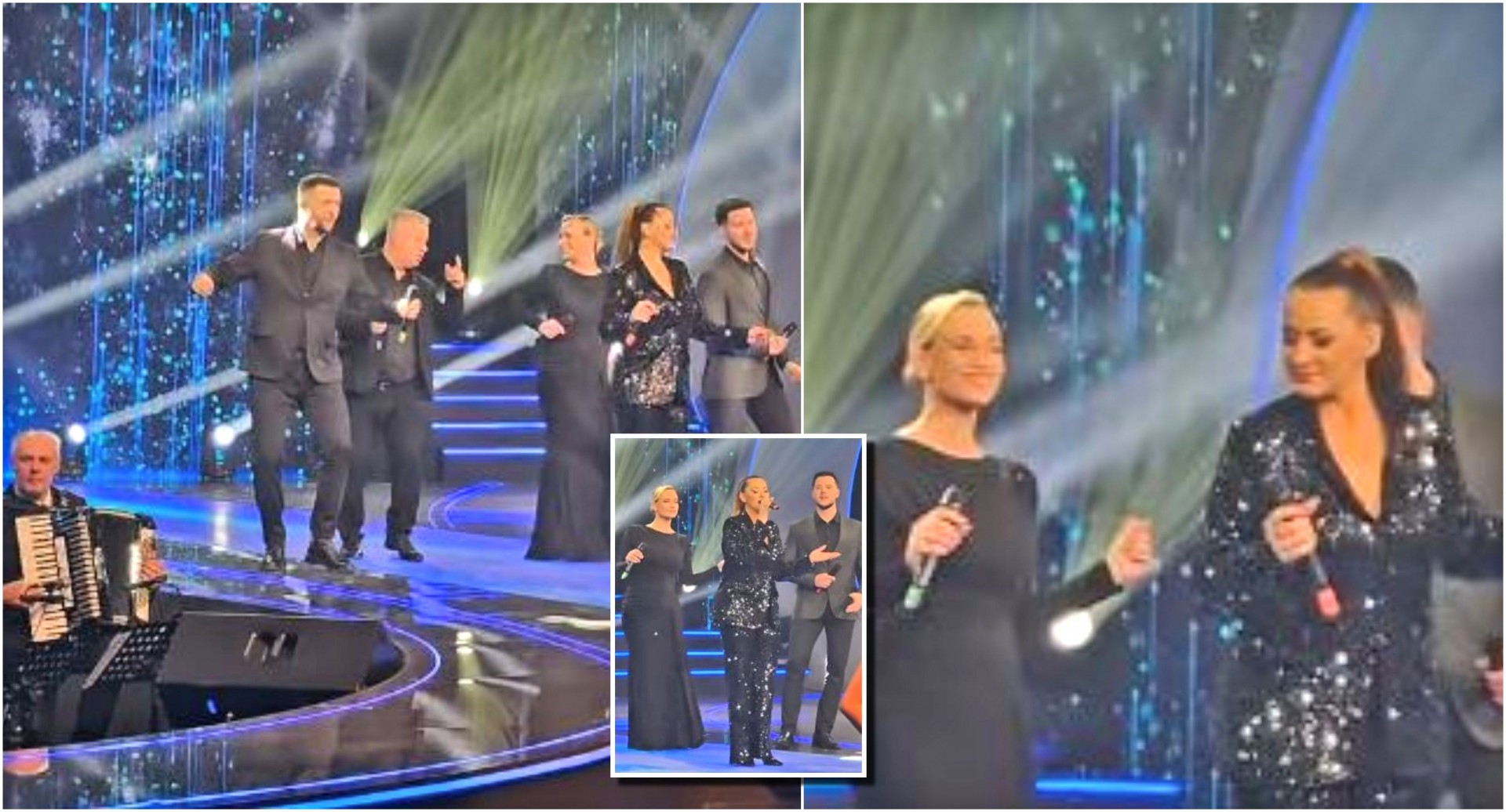 „Зарем е можно вака да пее“: Љумаковска запеа на националниот српски сервис, српските колеги со поглед кој говори повеќе од илјада пофалби (ВИДЕО)