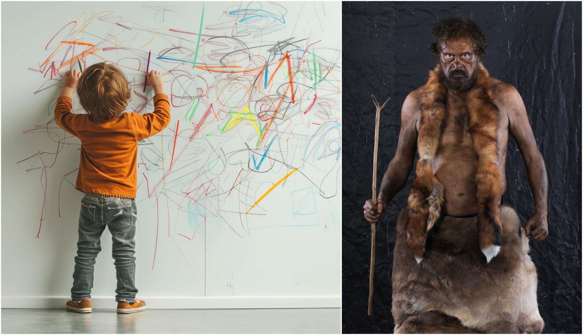 Пештерските луѓе излегуваат во децата: Како еволуцијата ја диктира детската потреба за чкртање по ѕидовите