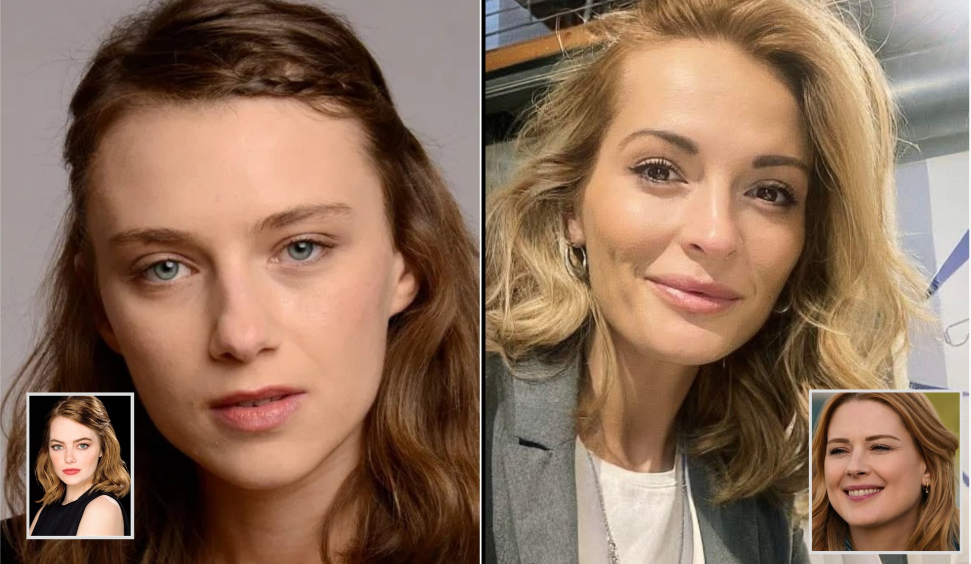 Македонските актерки кои неверојатно потсетуваат на холивудските ѕвезди: Ова се двојничките на Сара Климоска и Сања Арсовска