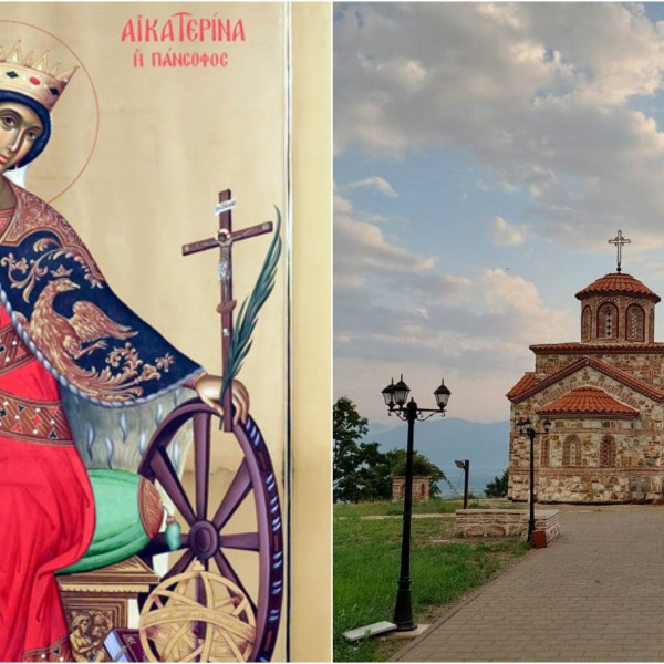 Ја сонувала Божјата мајка и станала христијанка, а во едно видение примила прстен од Господ Исус Христос: Денеска се празнува е Св. великомаченичка Екатерина