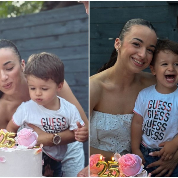 Мими со синчето Никола ги дувна свеќички: Емотивен момент од роденденот!