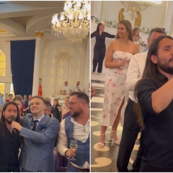 Колумбискиот фан на македонската музика направи шоу на свадба: Јанко ги крена гостите на нозе (ВИДЕО)