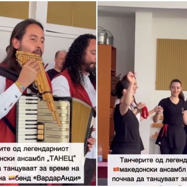 Не е Македонец, но ја живее Македонија: Вакво нешто не се гледа секој ден - Колумбиецот Јанко свири, „Танец“ игра (ВИДЕО)