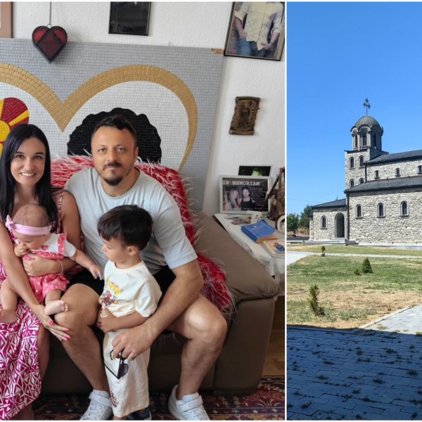 „Толку многу љубов и мир на едно место“: Кајмакоски семејно во Крушево, го почувствува спокојот во манастирот на Тоше