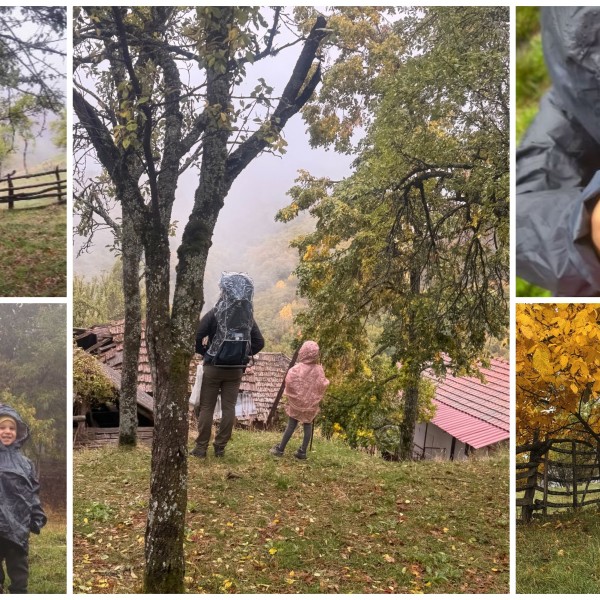 Селска бајка во златна есен: Сара Мејс и Димитар со децата уживаат во шарената тишина на нивното омилено место