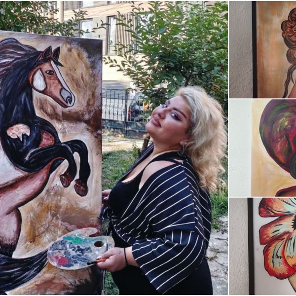 Стефани Стојаноска Наумческа, уметница: Секоја слика зборува со љубов