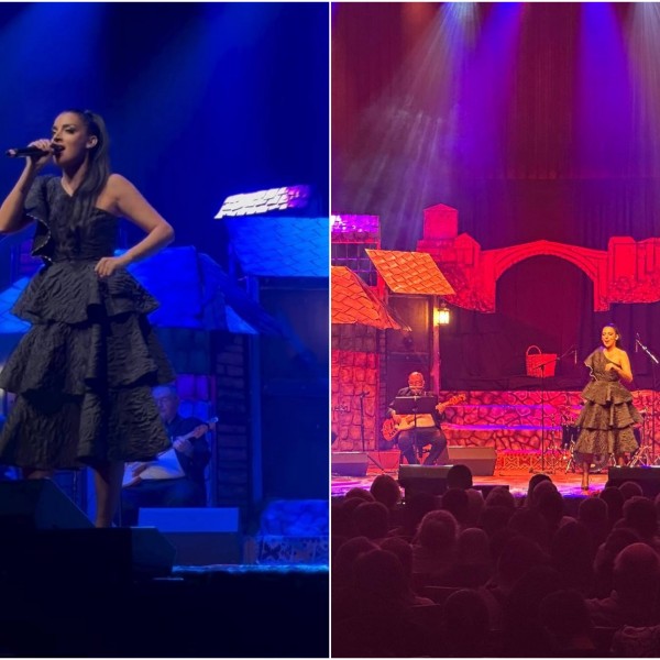 Македонска песна ечеше во „Ватрослав Лисински“: Андријана Јаневска со македонска песна ја освои загрепската публика (ВИДЕО)