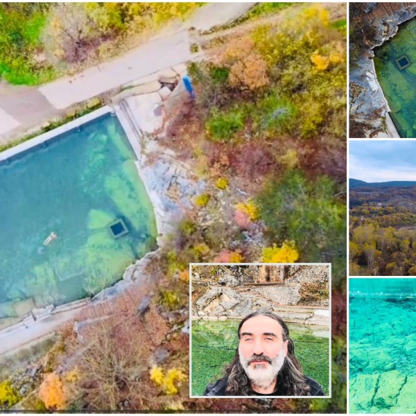 Природен базен со топла вода среде село: Ново откритие на еко-авантуристот Димче Ацков (ВИДЕО)