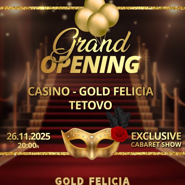 Елитната игра пристигна: Casino Gold Felicia го менува темпото на Тетово