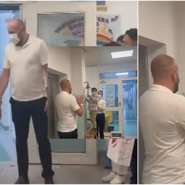 Детски херој: Победничкото ѕвонче повторно одекна за Дамјан