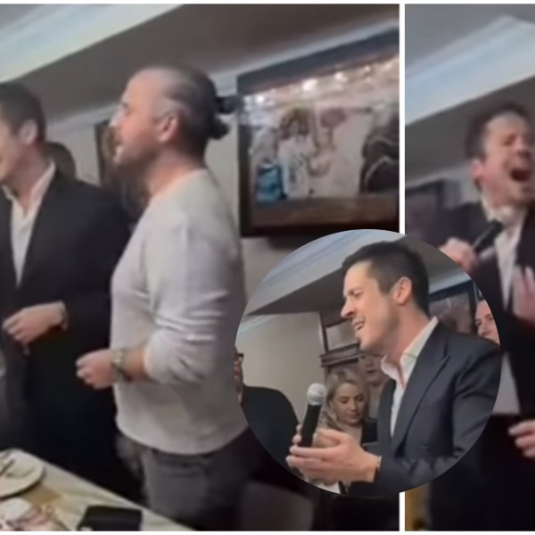 Синот на Маринко Роквиќ запеа на слава во Скопје: Му се придружи и отец Александар од МПЦ