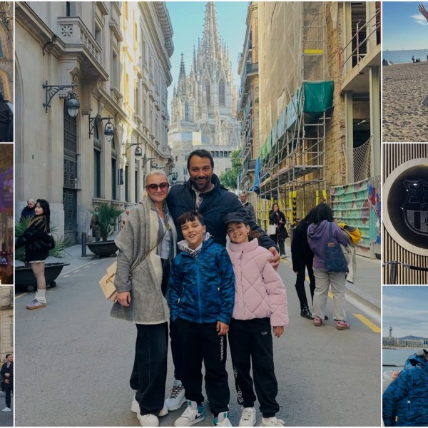 Празнична бајка за семејството Ѓоргиевски: Семејството на водителот ја почувствува магијата на Барселона