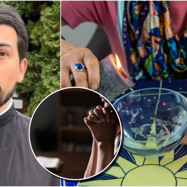 Отец Александар објаснува каков грев навлекуваат луѓе кои одат кај гатачки, бајачки, астролози и веруваат во „бабини деветинки“