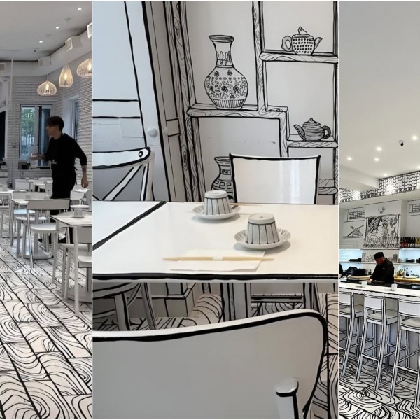 Овој ресторан изгледа сосема нереално кога ќе влезете внатре - како да влегувате во стрип!