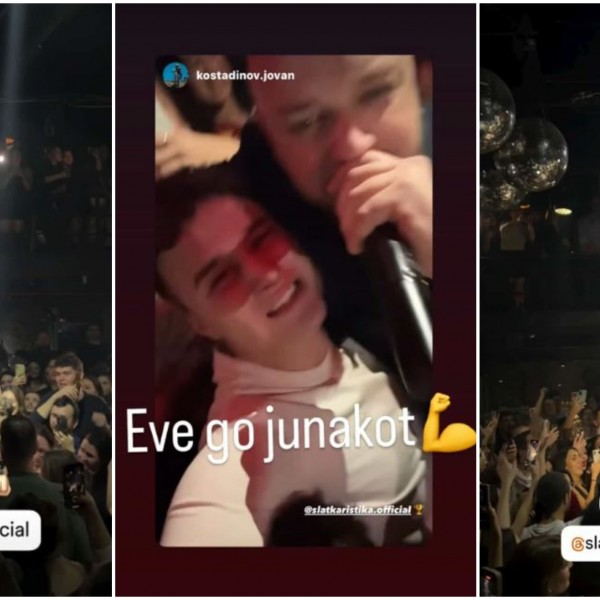 Јован, херојот од кочанската дискотека кој спаси 20 луѓе ја доживеа најемотивна сцена на концертот на Слаткар: Се симна од бина и го гушна (ВИДЕО)