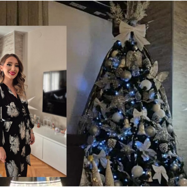 Дом исполнет со сребрена магија: Еве како актерката Маја Андоновска ја дочекува празничната сезона