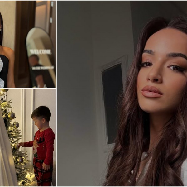 Најслаткиот празничен момент: Синот на Мими Јовановска покрај елката што го стопи интернетот