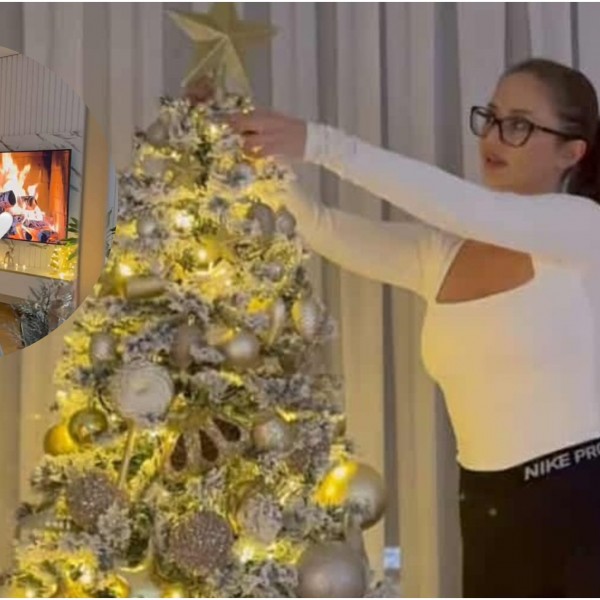 Домот на познатата водителка изгледа како од каталог: Златни нијанси и празничен раскош во секој кадар