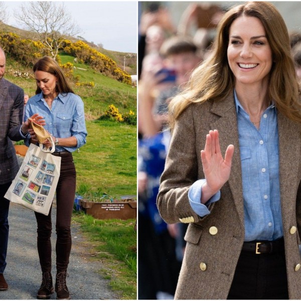 Од Вилијам до Кејт: Оваа сина „машка“ кошула ја носат сите членови на кралското семејство