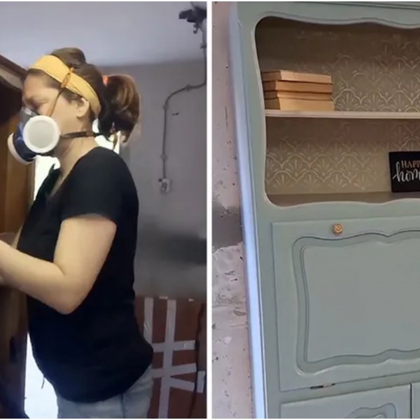 Како стара витрина стана парче мебел што секој го посакува: Трансформација од времето на нашите баби и дедовци - ВИДЕО